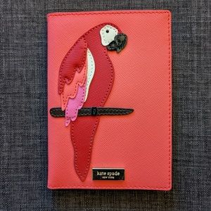 Kate Spade "Talk the Talk" Parrot Passport Holder